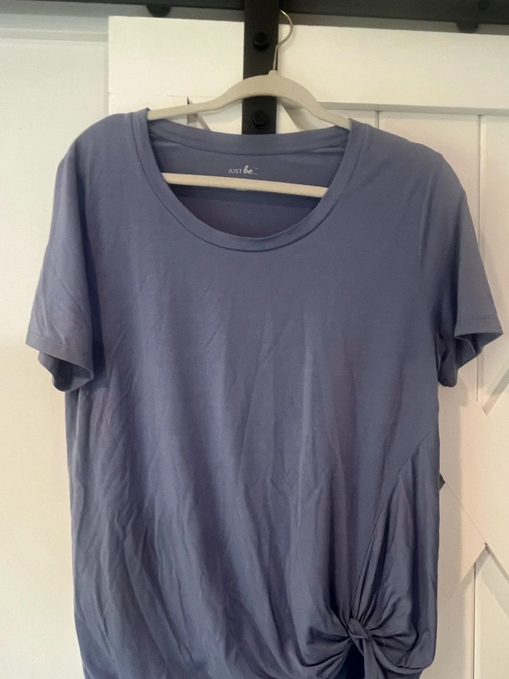 just be blue Side Knot Short Sleeve Tee